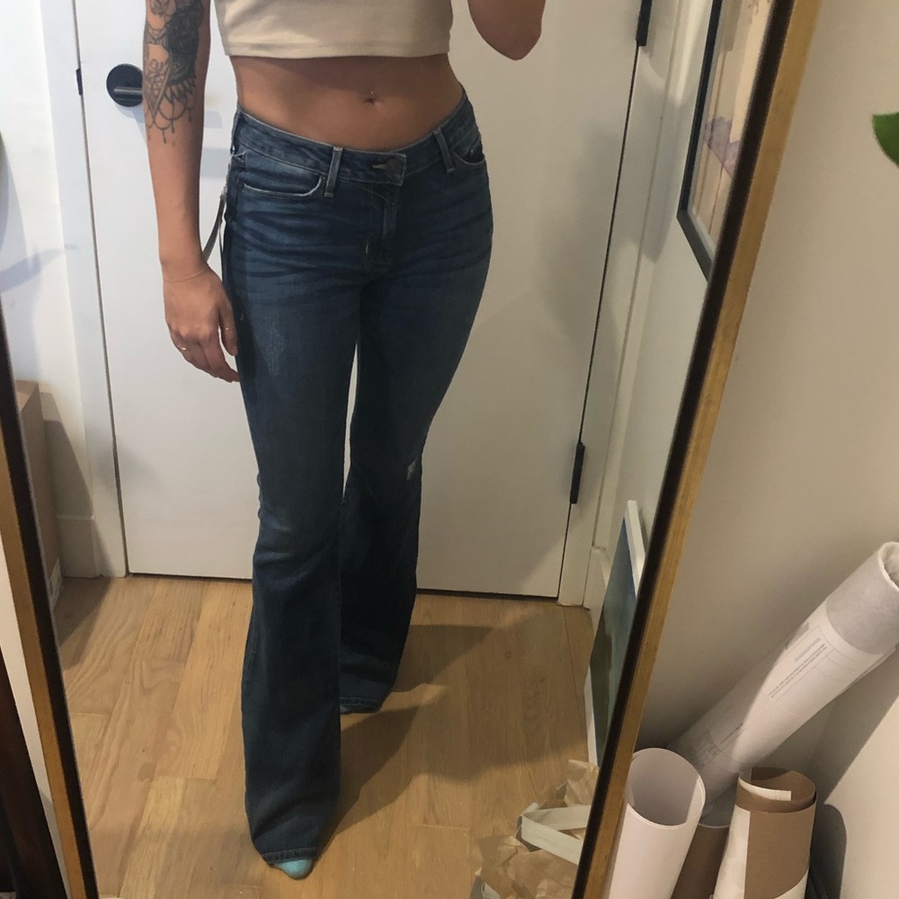 Never worn Hudson flare jeans